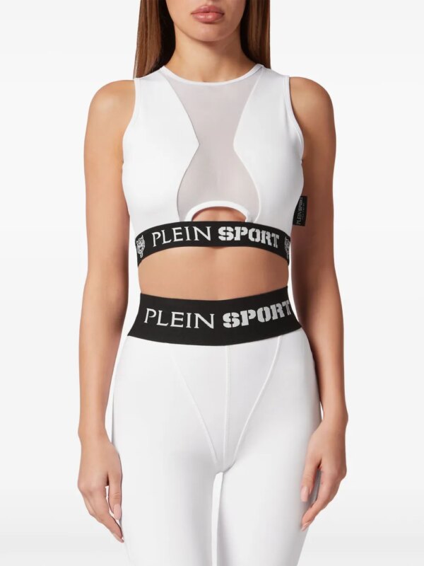 Plein Sport Uitgesneden tanktop - Wit