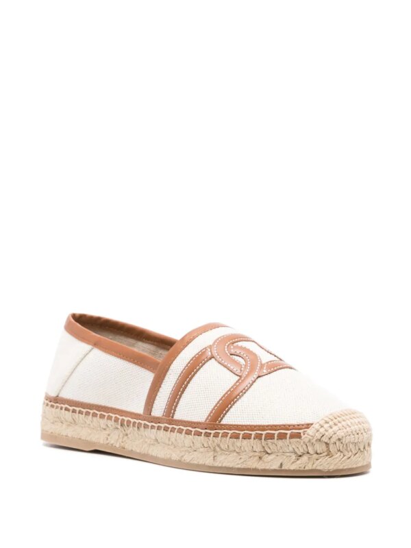 Tod's Espadrilles met logo afwerking - Beige