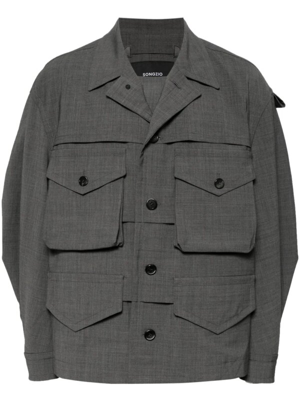 SONGZIO veste à design superposé - Gris