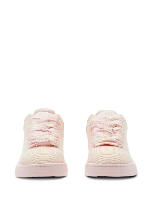 Burberry Box geruite sneakers - Roze