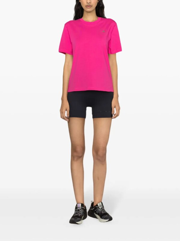 adidas by Stella McCartney T-shirt met logoprint - Roze
