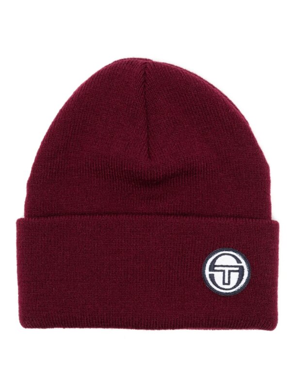 Sergio Tacchini bonnet à logo brodé - Rouge