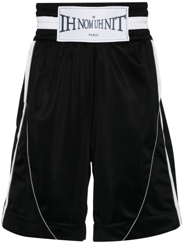 Ih Nom Uh Nit boxer à étiquette logo - Noir