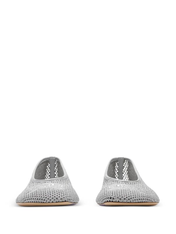 Burberry Mesh ballerina's - Zilver