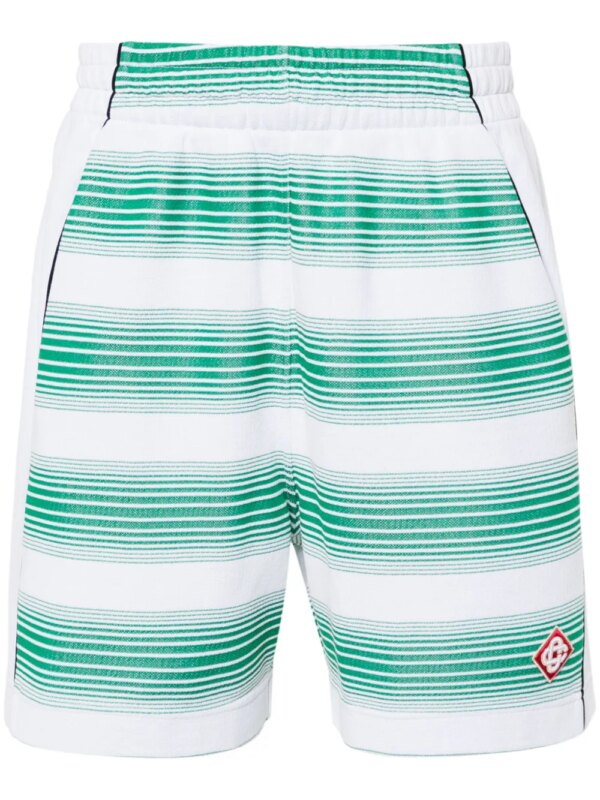 Casablanca pantalon de jogging à rayures en jacquard