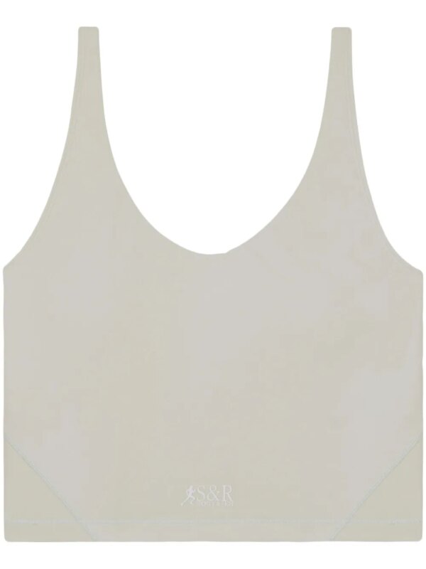 Sporty & Rich haut crop Action - Tons neutres