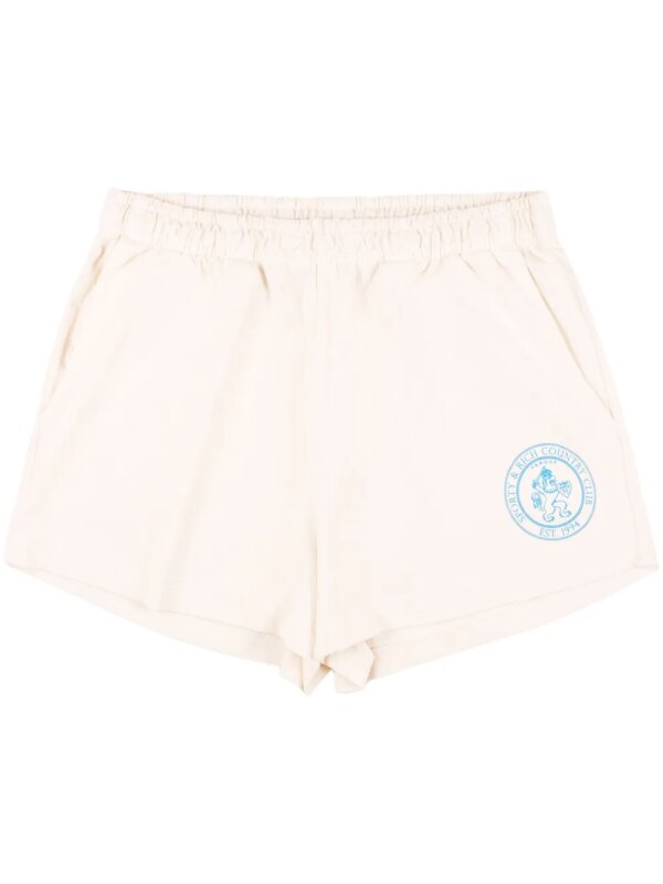 Sporty & Rich short à imprimé Disco Lion Crest - Tons neutres