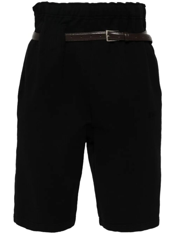 Magliano pantalon de jogging Provincia à taille ceinturée - Noir