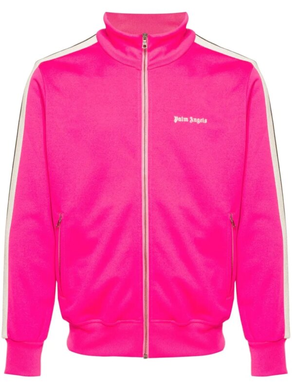 Palm Angels veste de sport à logo brodé - Rose
