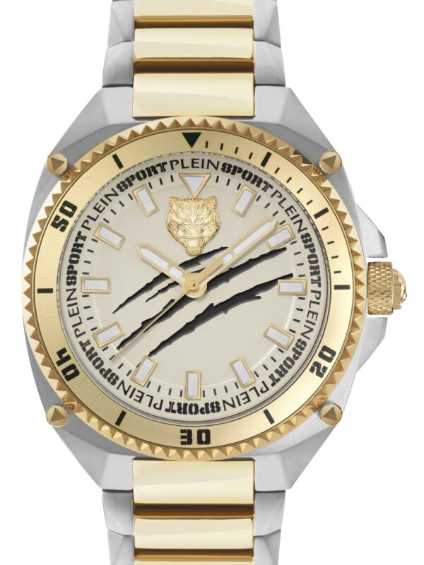 Plein Sport Thunder Force 47 mm horloge - Beige