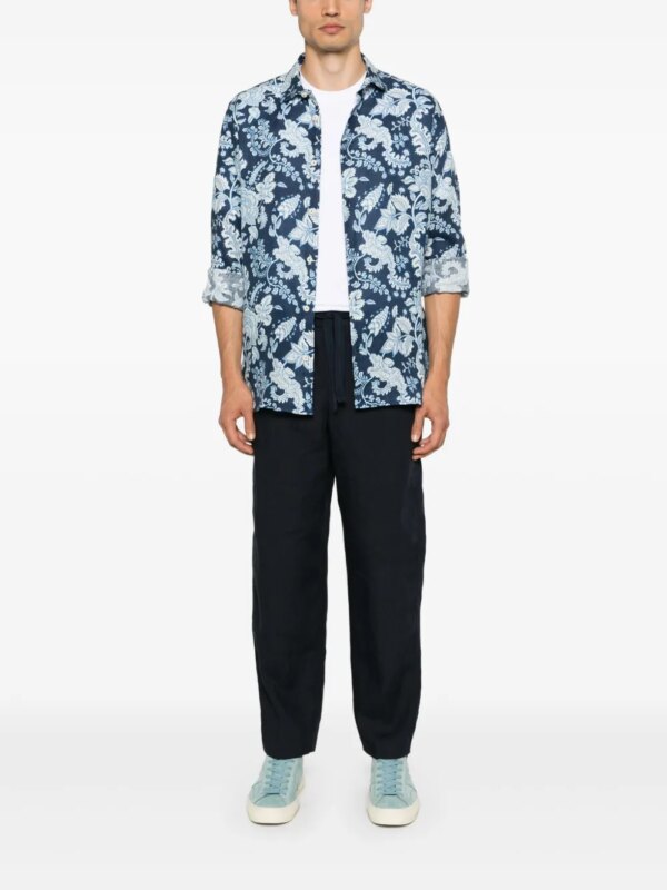 Orlebar Brown Lex linnen broek - Blauw