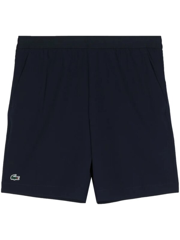 Lacoste short de sport à logo brodé - Bleu