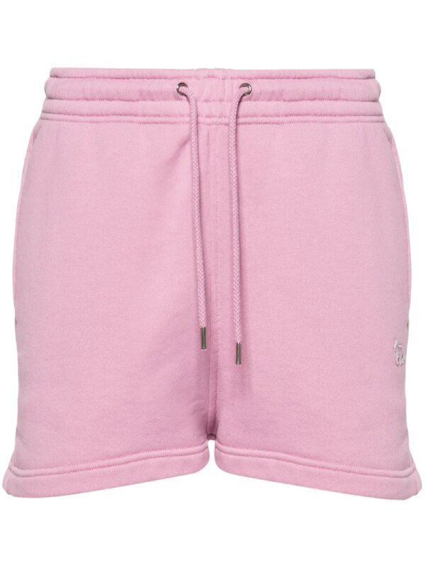 Maison Kitsuné short de sport à patch logo - Rose