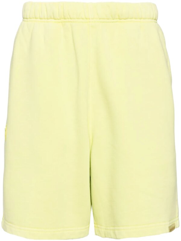 AAPE BY *A BATHING APE® short de sport à logo brodé - Jaune