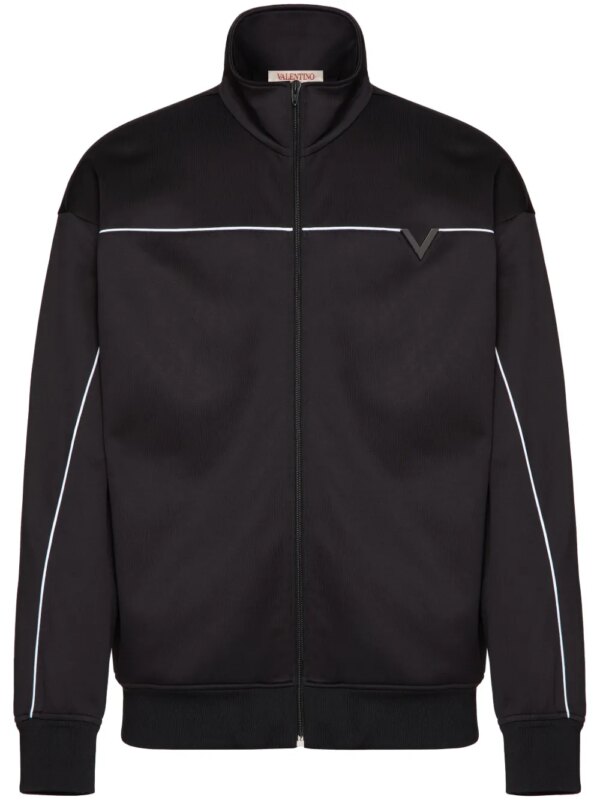 Valentino Garavani sweat à détail V - Noir