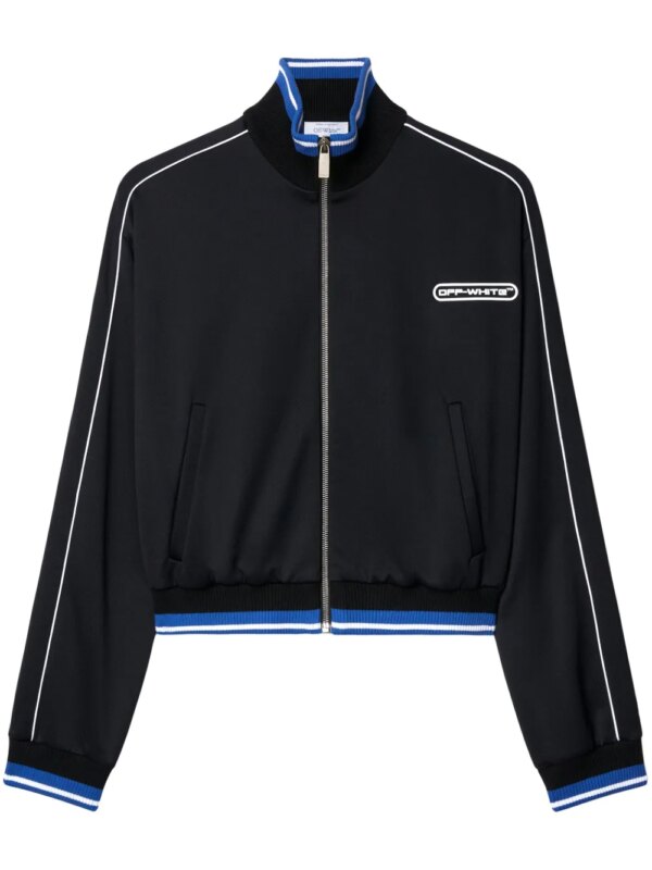 Off-White veste de sport à logo imprimé - Noir