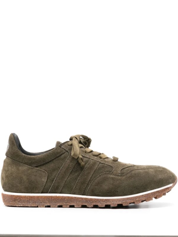 Alberto Fasciani baskets Sport 6500 en daim - Vert