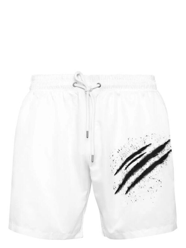 Plein Sport short de bain - Blanc