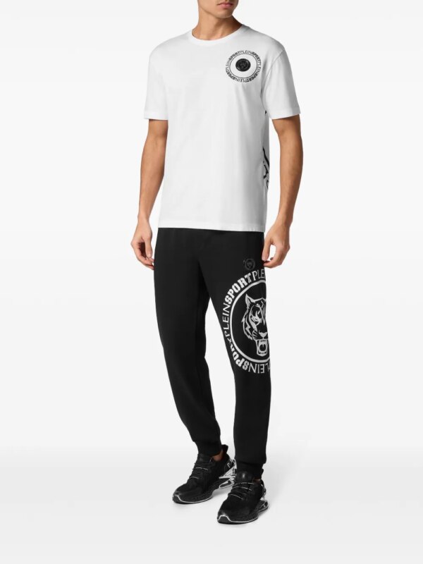Plein Sport Carbon Tiger T-shirt met print - Wit