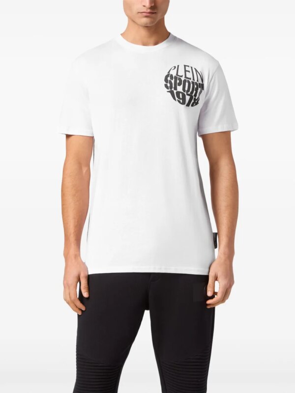 Plein Sport T-shirt met logoprint met ronde hals - Wit