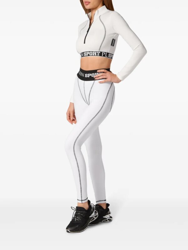 Plein Sport High waist legging - Wit