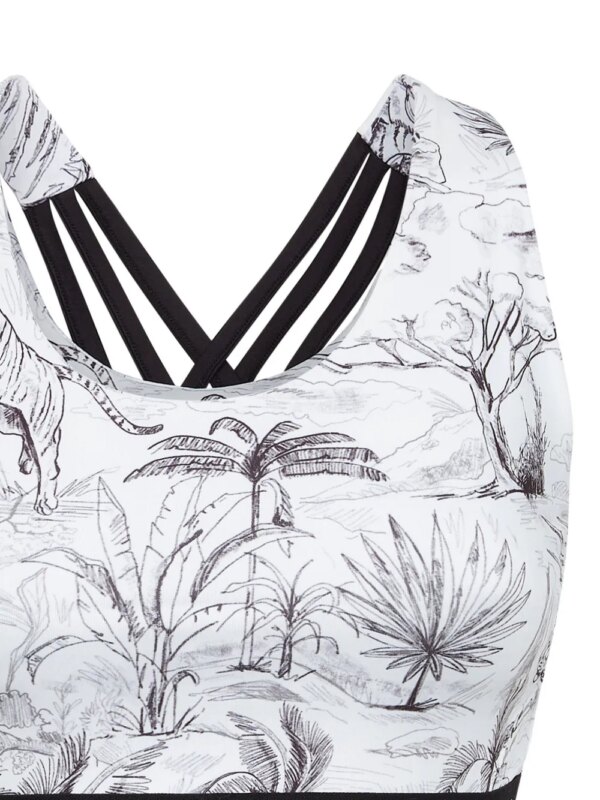 Plein Sport Sport-bh met print - Wit