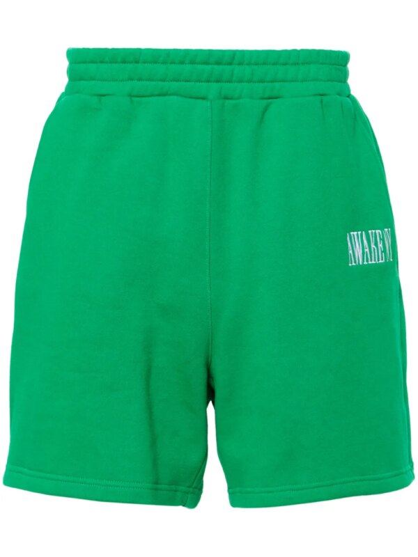 Awake NY short de sport à patch logo - Vert