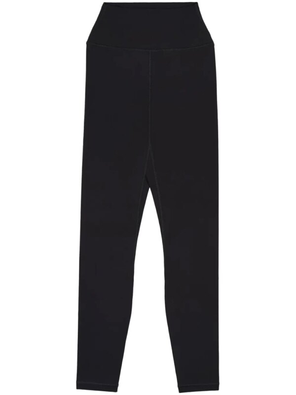 Sporty & Rich legging Bold Logo à taille-haute - Noir