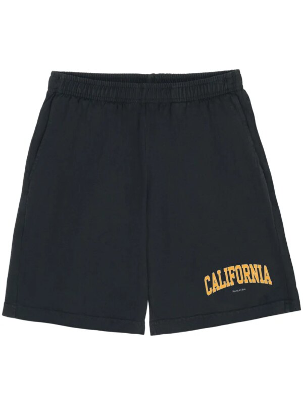 Sporty & Rich short de sport California - Noir