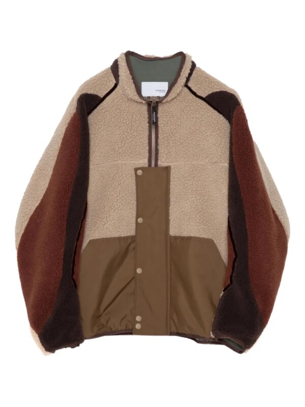 Yoshiokubo veste zippée à capuche - Marron
