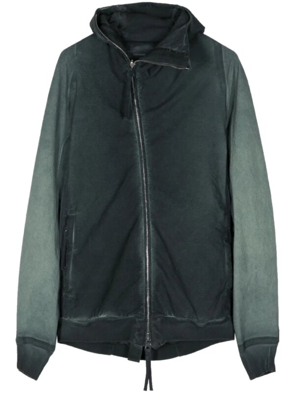 Boris Bidjan Saberi veste Hybrid Zipper2 - Vert