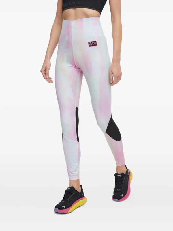 Ea7 Emporio Armani legging à logo - Rose