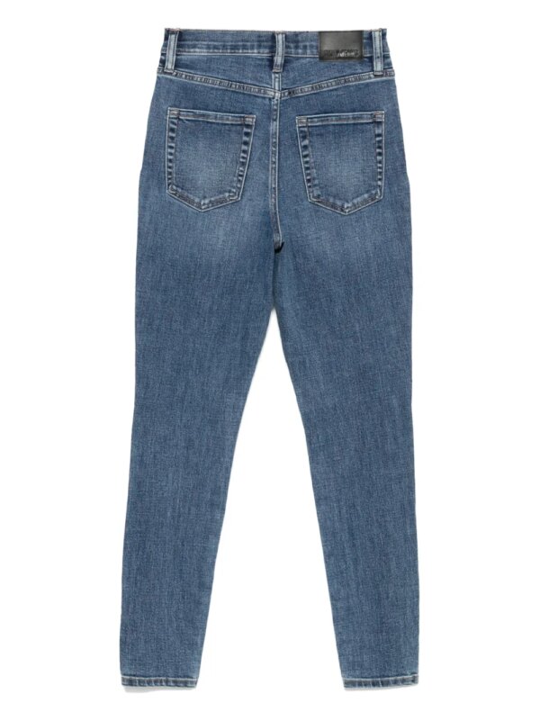 DKNY High waist skinny jeans - Blauw