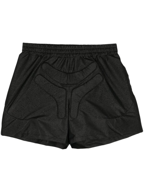 Walter Van Beirendonck short de sport Space à logo embossé - Noir