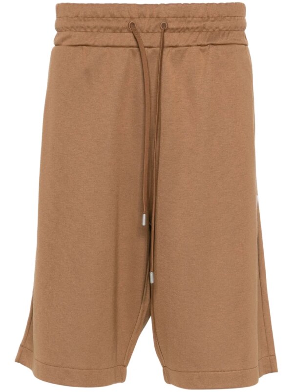 Lardini short de sport à lien de resserrage - Marron