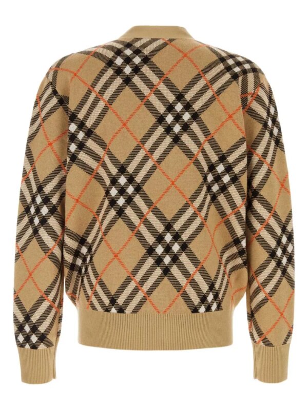 Burberry Vintage check vest van wolblend - Beige