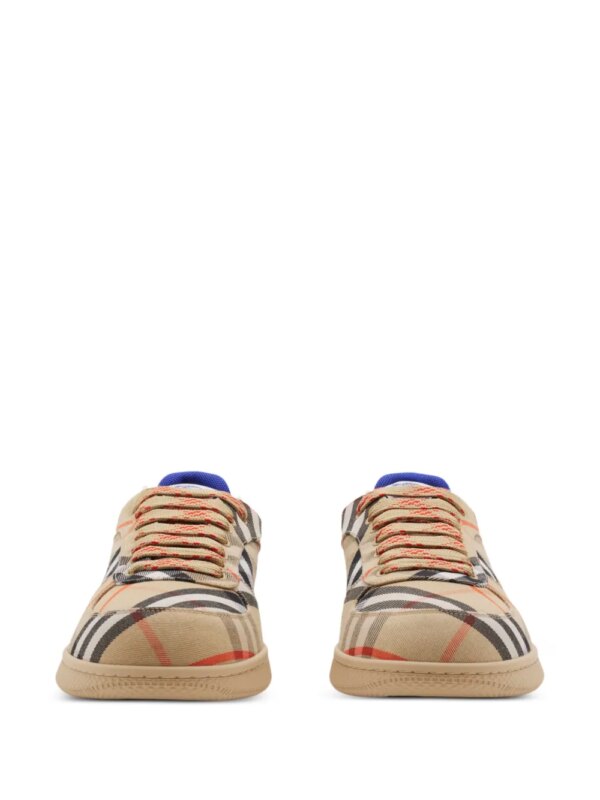 Burberry Terrace geruite sneakers - Beige