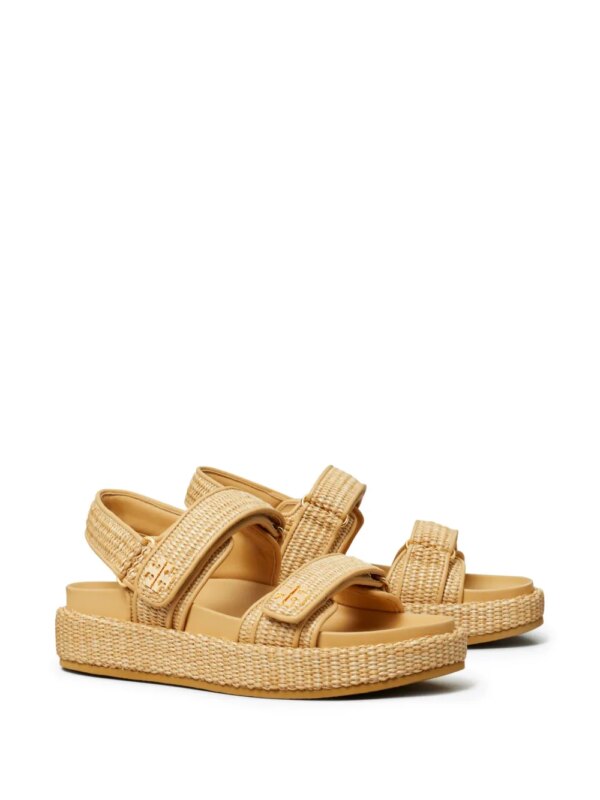 Tory Burch Kira Sport sandalen met monogram - Beige