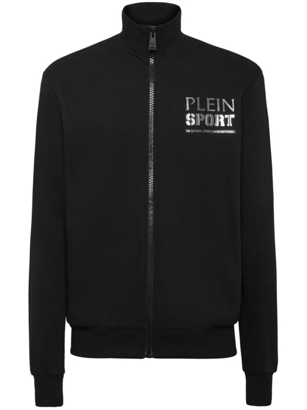 Plein Sport sweat zippé Tiger - Noir