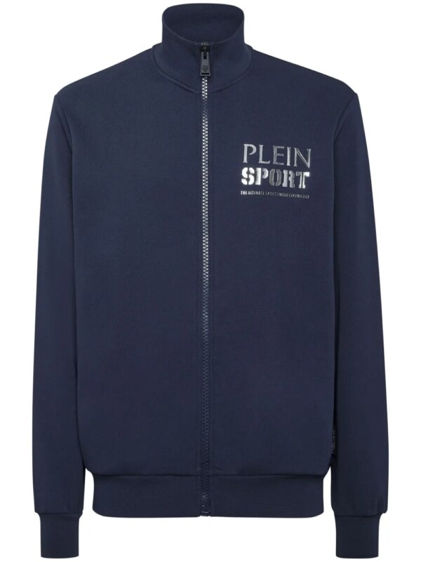 Plein Sport sweat zippé Tiger - Bleu