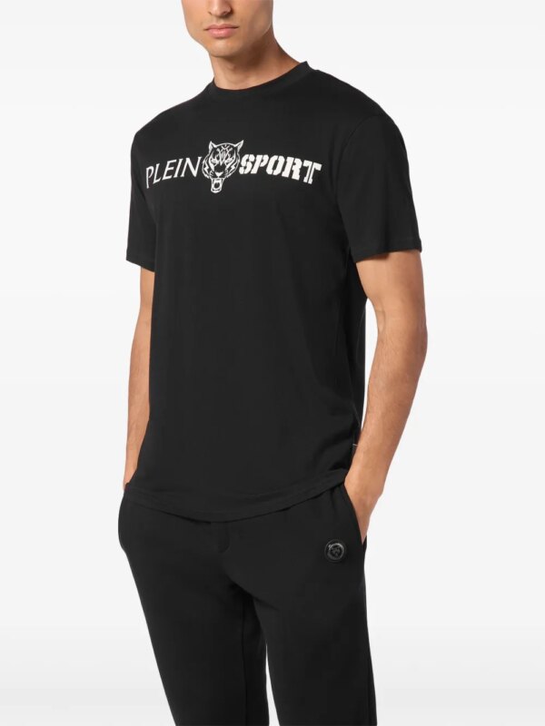 Plein Sport T-shirt met ronde hals - Zwart