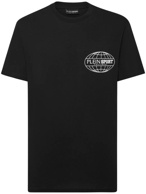 Plein Sport t-shirt à col ras du cou - Noir