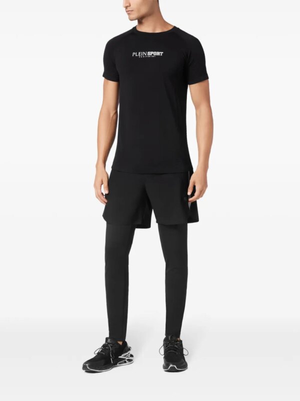 Plein Sport Sport T-shirt - Zwart