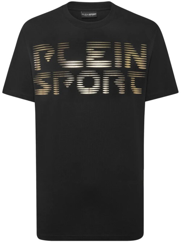 Plein Sport t-shirt à logo imprimé - Noir