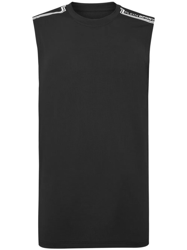 Plein Sport débardeur à col rond - Noir