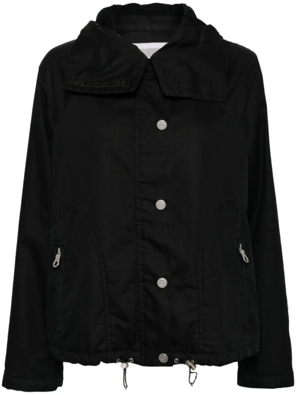 CHANEL Pre-Owned veste Sport Line à capuche (2002) - Noir