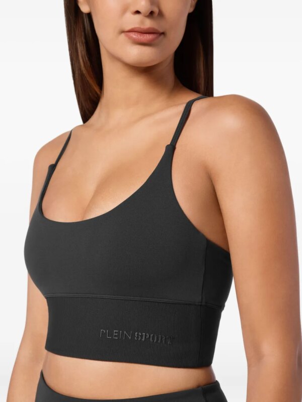 Plein Sport Sport-bh met gekruiste bandjes - Zwart