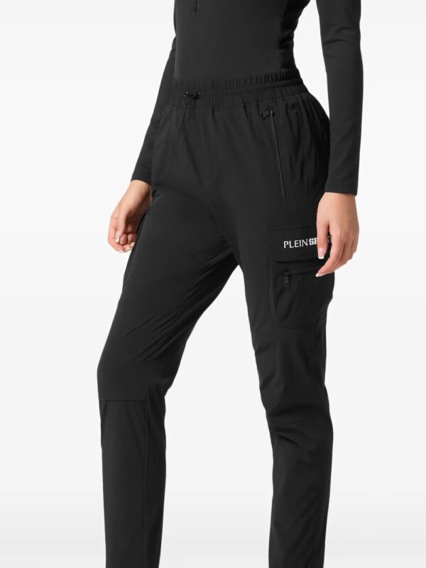 Plein Sport Trainingsbroek met logoprint - Zwart