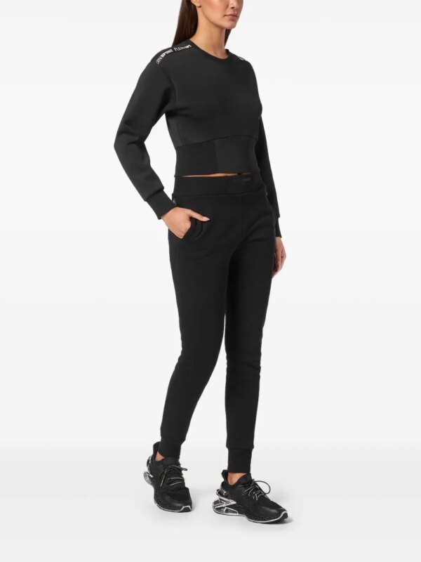 Plein Sport Sweater met vlakken - Zwart