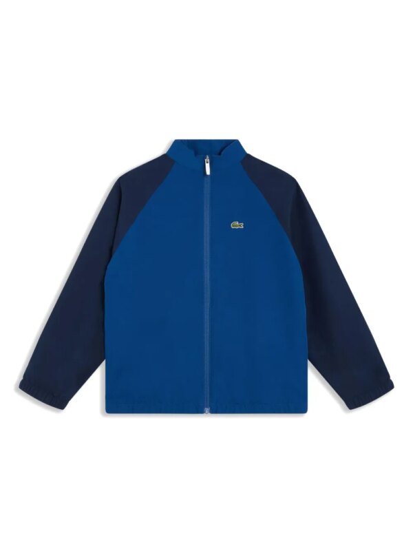 Lacoste veste de sport à design colour block - Bleu